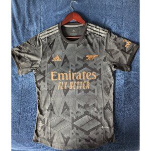 Arsenal FC 22/23 Away Kit - Black - Player Version - Women's Large - Slim Fit